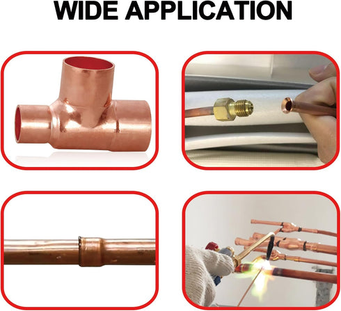 Azxhiralate 5 in 1 HVAC Repair Tool, Tube Expander Set for Air Conditioner Copper Pipe
