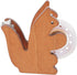 Squirrel Shaped Tape Dispenser, Wooden Desktop Tape Cutter, Cute Animal Tape Roll Stand for Home Office