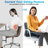 CushyOasis Tailbone 5.28 Seat Cushion, Gel Chair Cushions, Office Chair Cushions, Anti-Slip Bottom & Removable Cover