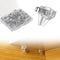 EKAREY 60 Pcs Cabinet Shelf Pegs for Shelves, 5mm Shelf Pins Holders, Clear