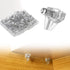 EKAREY 60 Pcs Cabinet Shelf Pegs for Shelves, 5mm Shelf Pins Holders, Clear