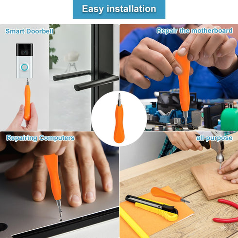 JSAZCKC Reset T6 T15 Doorbell Screwdriver Replacement for WiFi Password and Battery Change, Torx Bit Screwdriver