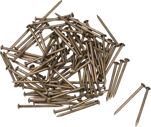 uxcell Small Tiny Brass Nails 1.2x20mm for DIY Wooden Hardware Accessories, 100pcs