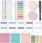 Mr. Pen Transparent Sticky Note Set, 1000 Sheets, Colorful Clear Sticky Notes for Bible Study