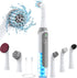 kHelfer Rechargeable Electric Grout Brush with Built-in Battery, Upgraded KH6A Stainless Steel