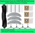 Replacement Spare Parts for Airrobo T10+/Ultenic T10/HONITURE Q6 Pro/Laresar L6 Pro Robot Vacuum Accessories 1Brush
