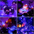 4 Pack 6.56ft 20LED Battery Operated LED UV Black Lights, UV Lamp Bead Flexible Blacklight Fixtures Purple Fairy String