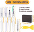 26 Pcs Touch Up Paint Pen Refillable Wall Repair Kit - Fillable Paint Brush Pens for Interior Paint Touch Ups