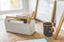 YAMAZAKI Home Desk Organizer, White Storage Solution for Office Supplies