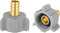 (Pack of 2) EFIELD 1/2 Inch Pex X 7/8 Inch Toilet Ballcock Swivel Straight Adapter, Brass Plumbing Fittings