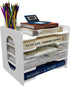 Natwind Office Paper Organizer - 5-Tier Desktop Organizer File Holder for Home Office School
