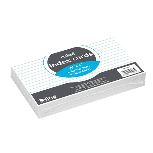 C-Line 4 6 50/PK (48907) x Index Cards, White, Ruled