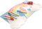Uncommon Desks Kid's Desk Mat - Washable Table Cover for Schoolwork, Arts & Crafts, Cute Unicorn Design