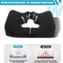 FOUXTEL 4.5" Tailbone 100% Tailbone Donut Pillow for Pain, Memory Foam Bedsore Pressure Relief Pillow, Thick Anti