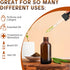 24 Pack Amber Glass Dropper Bottle, 2 oz/60 ml with Dropper, Leak Proof Travel Dispenser for Essential Oils