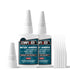 Strong Cyanoacrylate (CA) Super Glue - Fast Curing Medium-Thin Viscosity Instant Adhesive, 4 oz. for Permanent Repair