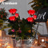 Anordsem Rose Lights Solar Powered for Women: Garden Light Waterproof for Yard Decorations Outdoor - Flower Lamp
