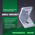 DBC-H38-10 3/8 250 lbs; 10 Pack Highcraft Heavy Duty Shelf Brackets; L Corner Brace for in. Diameter Bolt or Threaded