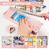 MAKEASY 12 Inch Paper Cutter, Heavy Duty Guillotine with 8 Sheet Capacity, Paper Trimmer for Crafting, Office, Pink