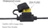 4.9FT 14AWG Battery Alligator Clip to SAE Connector Extension Cable, 12V Quick Release Adapter
