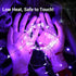 19.47ft 60 8 BrizLabs Purple Halloween Lights, LED Battery Halloween Lights, Modes Purple Fairy String Light