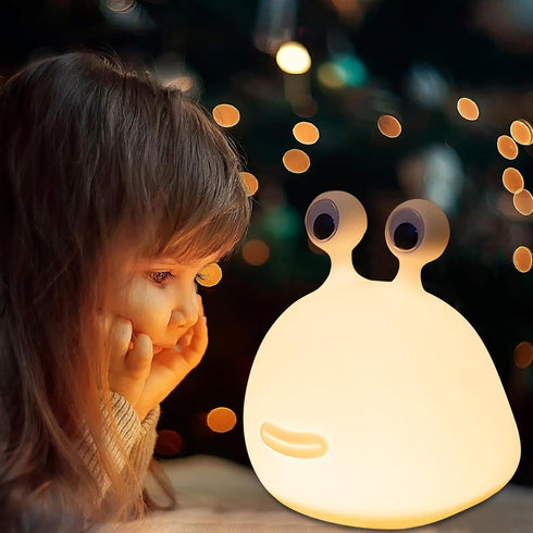 Cute Slug Night Light,Silicone Lamp USB Rechargeable Table Funny Animal Lamp Portable LED Lamps for Breastfeeding Dorm