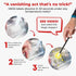 MESS Dissolvable Food Labels, Blank, 1x2, 500/Roll, Dissolves in 30 Seconds or Less, Removable Pantry, Meal Prep & Food