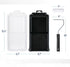 4 Inch Set, 8 1x 1x 1x 5X Bates- Foam Paint Roller pcs, Small Paint Roller Kit, Black Plastic Paint Tray, Tray Liner