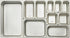 Winco Half Size (Long) 4" Deep Metal Food Pan, Anti-Jam, 22 Gauge