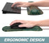 ITNRSIIET Mouse Pad Wrist Support, Ergonomic Non-Slip Memory Foam Keyboard Pad, Easy Typing Pain Relief for PC, Laptop,