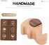 STOBOK Cute Wooden Animal Cell Phone Holder, Elephant Smartphone Stand, Office Desk Organizer