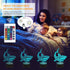 3D 16 FULLOSUN Shark Illusion Night Light Animal Touch Table Desk Lamp, with Remote Control Colors Optical USB LED