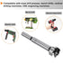 2pcs Forstner Drill Bit 25/32"(20mm) High-Speed Steel Multi-Tooth Bit with Round Shank for Woodworking Hinge Cutter
