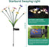 FENSAN Lights,4packs-32LED IP65 Solar Garden Outdoor Solar Powered Decor for Yard, Patio, Pathway, Waterproof Butterfly