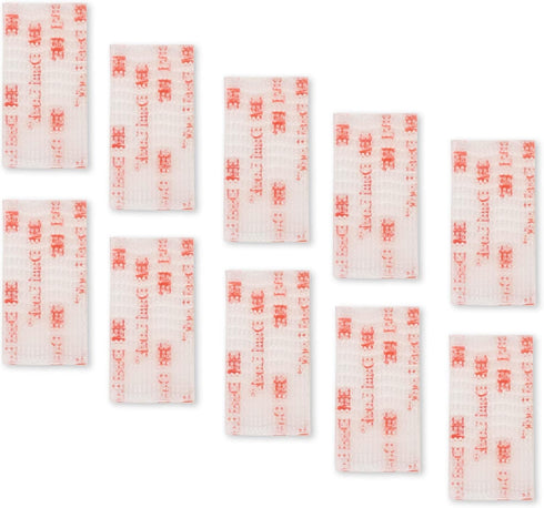Industrial Strength 1" x 20" Clear Scotch Self Mating Reclosable Fasteners - Stick-On Adhesive for Indoor-Outdoor Use