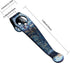 2 Packs Titanium Deep Carry Pocket Clip for Spyderco Para 3, Paramilitary 2, Colorful Crackle Pattern Pocket Clip