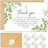 50Pcs Funeral Sympathy Thank You Cards with Envelopes and Matching Seal Stickers,