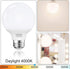 Cotanic G25 LED Globe Light Bulbs, 5W Vanity Light Bulb (60W Equivalent), Daylight 4000K, E26 Medium Base, Pack of 4