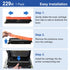 TN229XL Black Toner Cartridge Replacement for Brother Printers - 1 Pack
