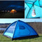 Solar Powered Lamp Portable LED Bulb Lights, Solar Energy Panel LED Lighting for Camp Tent, Night Fishing, Emergency