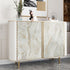 Gold Marble Contact Paper for Countertops, Shiny White Marble Peel and Stick Wallpaper for Cabinets