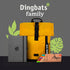 Dingbats A5 Wildlife Dotted Notebook Journal - Premium Vegan Leather Softcover for Writing, Note Taking, Travel