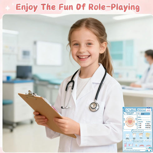 6 Pack wootile Pretend Play Notepads Playtime Pads Pretend Play Notebooks Variety Role Play Doctors Report Grocery List