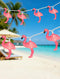 Hobbynors 12FT 20 LED Flamingo String Lights - UL Certified Plug-in Pink Fairy
