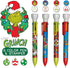 Raymond Geddes Grinch 6 Colored Pens with Stamper, Pack of 12