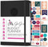 GoGirl Budget Planner - Monthly Financial Organizer Budget Book, Expense Tracker Notebook, Compact (Black)