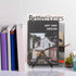 STOBOK Black Organizer Book Shelf, Decor and Mails Magazine Files Organizing Rack for Documents