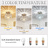 K9 Room,1-Light E26 Crystal Ceiling Chandelier,Mini Chandelier Light Fixture with Crystals,Brushed Nickel Finish