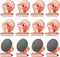 GRTARD 12-Pack Magnetic Clips with Anti-Scratch Sticky Pads - Refrigerator & Whiteboard Magnets for Home, Kitchen &