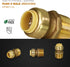 Everflow Supplies Pushlock UPMC134 - 1 Inch x 3/4 Inch Long Push X Male Adapter for PEX, CPVC & Copper